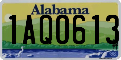 AL license plate 1AQ0613