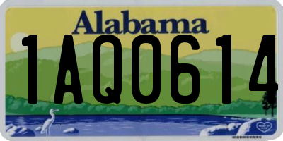 AL license plate 1AQ0614