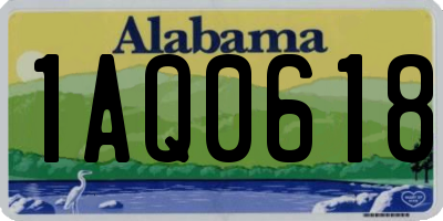 AL license plate 1AQ0618