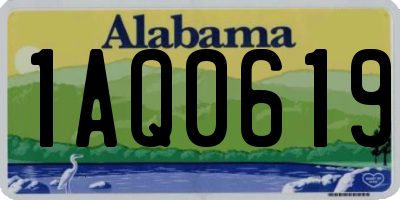 AL license plate 1AQ0619