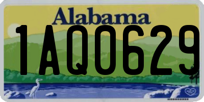 AL license plate 1AQ0629