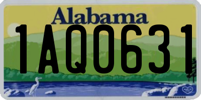 AL license plate 1AQ0631