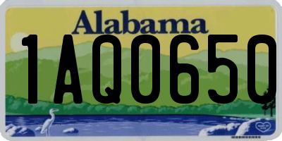 AL license plate 1AQ0650