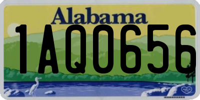 AL license plate 1AQ0656
