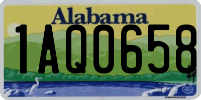 AL license plate 1AQ0658