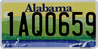 AL license plate 1AQ0659