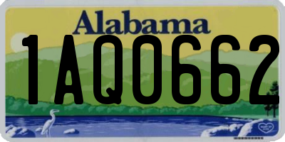 AL license plate 1AQ0662