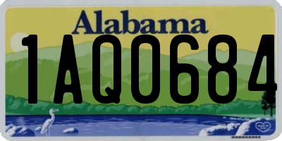 AL license plate 1AQ0684