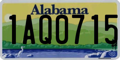 AL license plate 1AQ0715