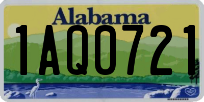 AL license plate 1AQ0721