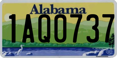 AL license plate 1AQ0737