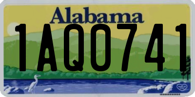 AL license plate 1AQ0741