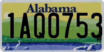 AL license plate 1AQ0753