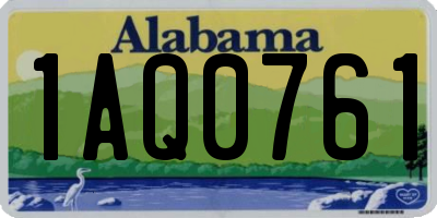 AL license plate 1AQ0761