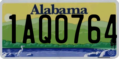 AL license plate 1AQ0764