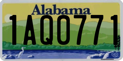 AL license plate 1AQ0771