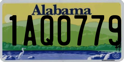 AL license plate 1AQ0779