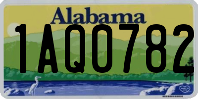 AL license plate 1AQ0782