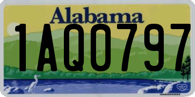 AL license plate 1AQ0797