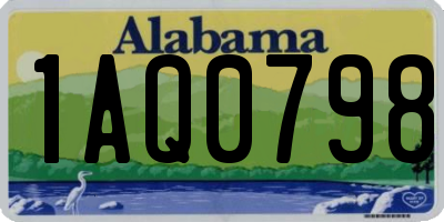 AL license plate 1AQ0798