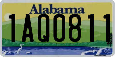 AL license plate 1AQ0811