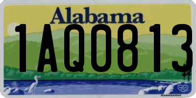 AL license plate 1AQ0813