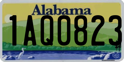AL license plate 1AQ0823