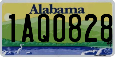 AL license plate 1AQ0828