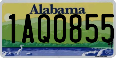 AL license plate 1AQ0855