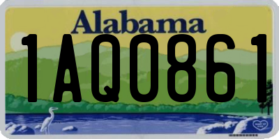 AL license plate 1AQ0861