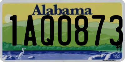 AL license plate 1AQ0873