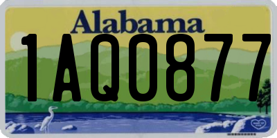 AL license plate 1AQ0877
