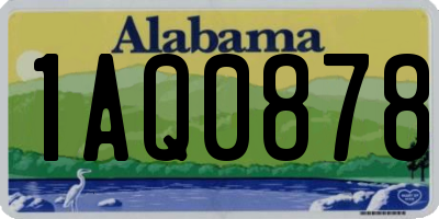 AL license plate 1AQ0878