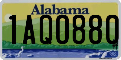 AL license plate 1AQ0880