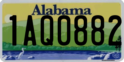 AL license plate 1AQ0882