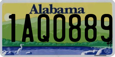 AL license plate 1AQ0889