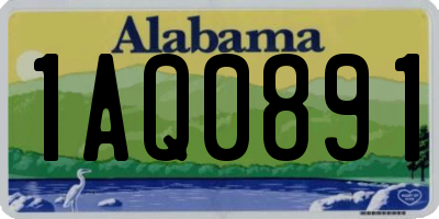 AL license plate 1AQ0891