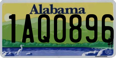 AL license plate 1AQ0896