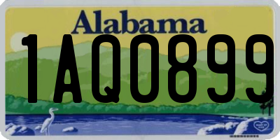 AL license plate 1AQ0899