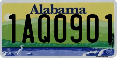 AL license plate 1AQ0901