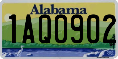 AL license plate 1AQ0902