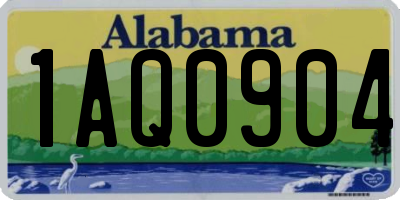 AL license plate 1AQ0904
