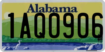 AL license plate 1AQ0906