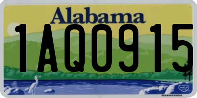 AL license plate 1AQ0915