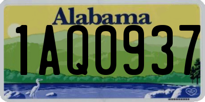 AL license plate 1AQ0937