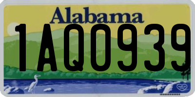 AL license plate 1AQ0939