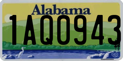 AL license plate 1AQ0943