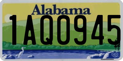 AL license plate 1AQ0945