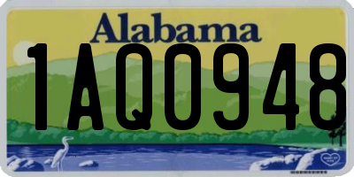 AL license plate 1AQ0948