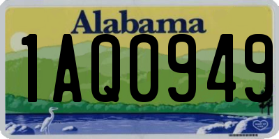 AL license plate 1AQ0949
